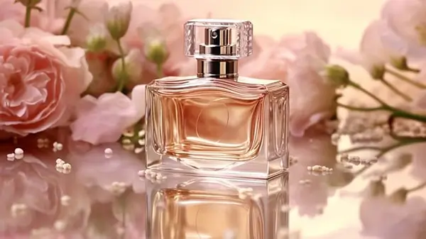 perfume bottle image on about us page at Venus Scentuary website